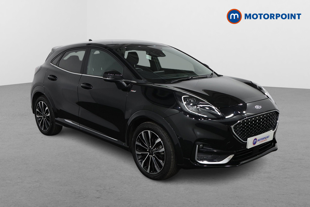 Ford Puma St-Line Vignale Automatic Petrol-Electric Hybrid SUV - Stock Number (1558796) - Drivers side front corner