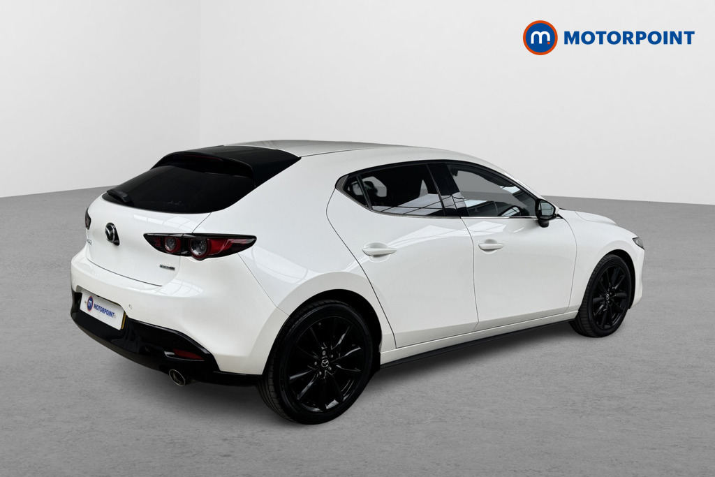 Mazda 3 Sport Lux Manual Petrol-Electric Hybrid Hatchback - Stock Number (1559411) - Drivers side rear corner