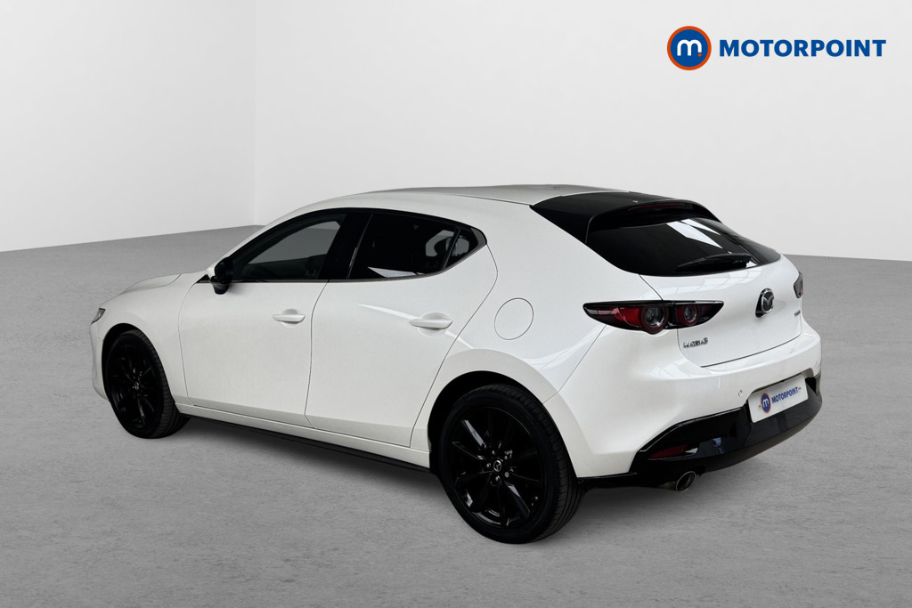 Mazda 3 Sport Lux Manual Petrol-Electric Hybrid Hatchback - Stock Number (1559411) - Passenger side rear corner