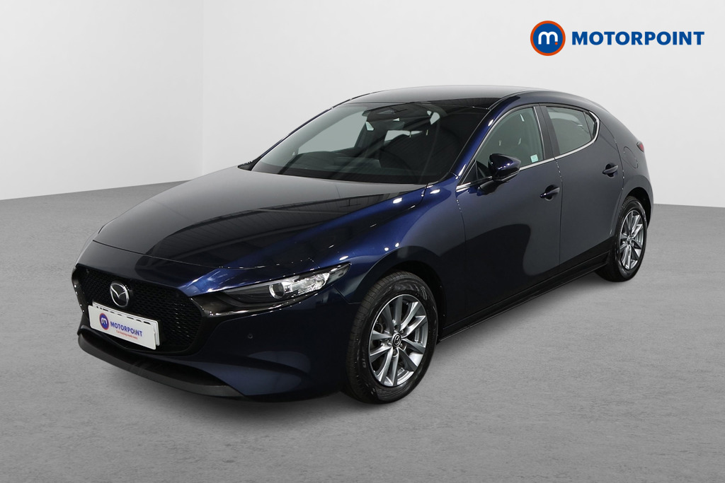 Mazda 3 Centre-Line Manual Petrol-Electric Hybrid Hatchback - Stock Number (1559432) - Passenger side front corner