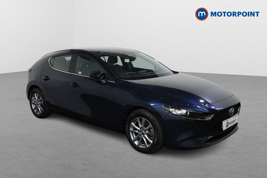Mazda 3 Centre-Line Manual Petrol-Electric Hybrid Hatchback - Stock Number (1559432) - Drivers side front corner