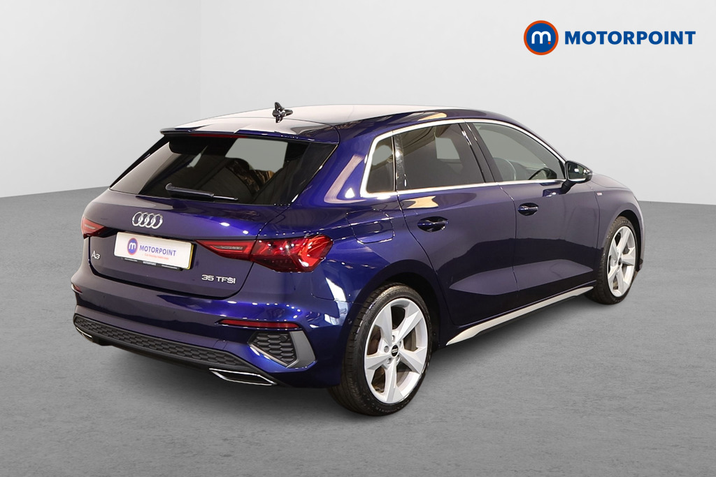 Audi A3 S Line Manual Petrol Hatchback - Stock Number (1559932) - Drivers side rear corner