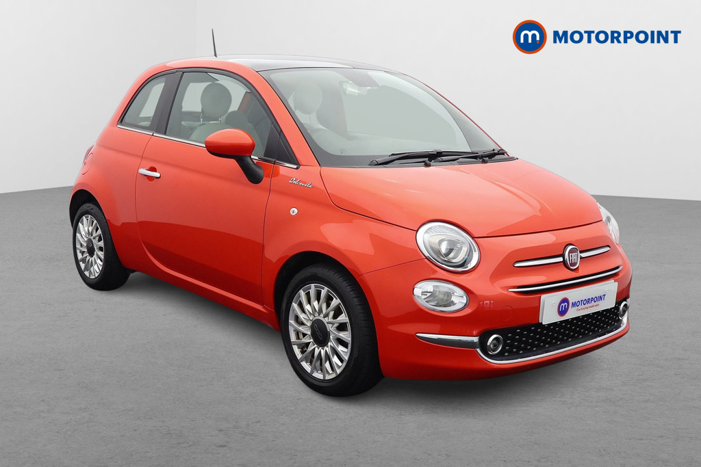 Fiat 500 Dolcevita Manual Petrol-Electric Hybrid Hatchback - Stock Number (1543112) - Drivers side front corner
