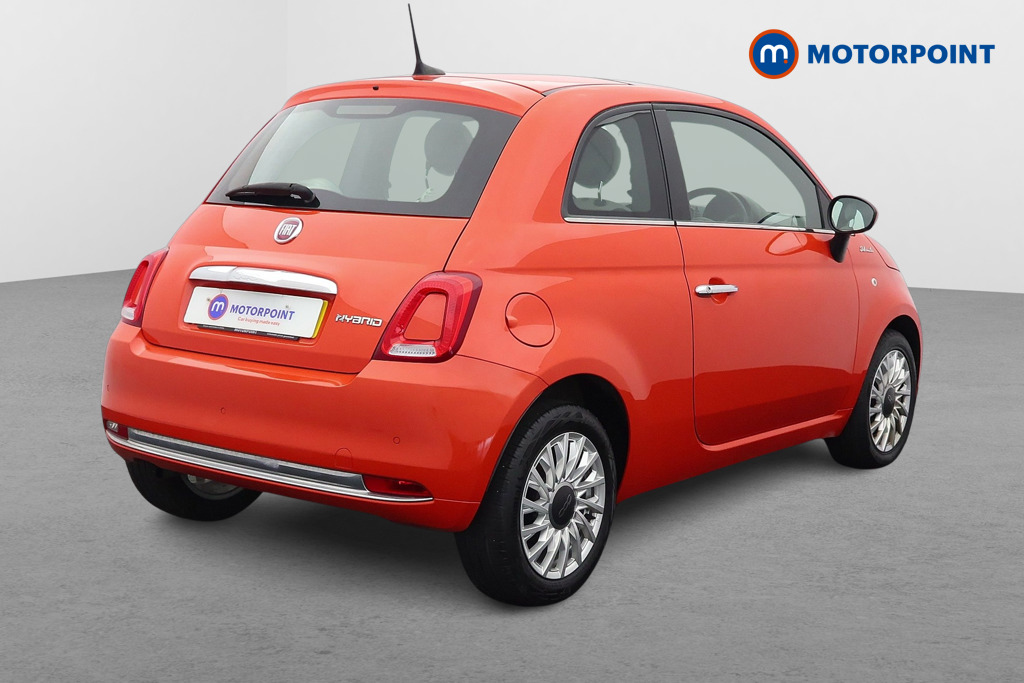 Fiat 500 Dolcevita Manual Petrol-Electric Hybrid Hatchback - Stock Number (1543112) - Drivers side rear corner