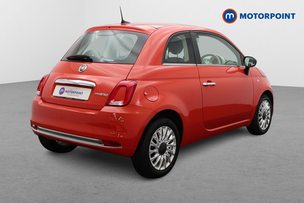Fiat 500 1.0 Mild Hybrid 3Dr Manual Petrol-Electric Hybrid Hatchback - Stock Number (1556143) - Drivers side rear corner