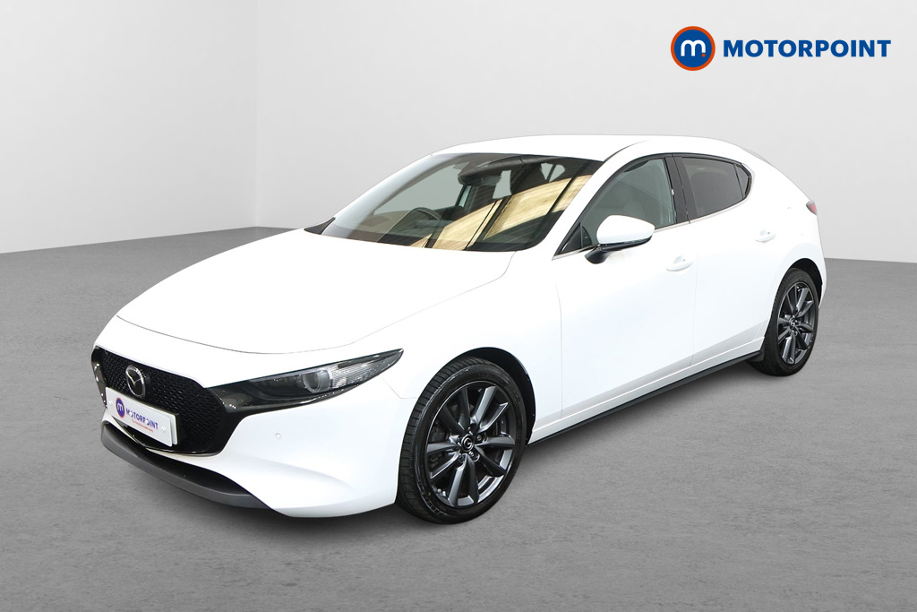 Mazda 3 Sport Lux Manual Petrol-Electric Hybrid Hatchback - Stock Number (1560049) - Passenger side front corner