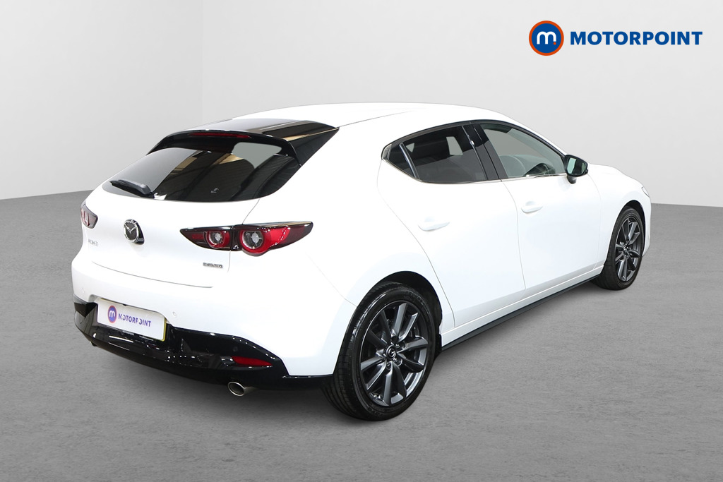 Mazda 3 Sport Lux Manual Petrol-Electric Hybrid Hatchback - Stock Number (1560049) - Drivers side rear corner