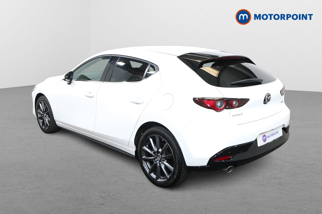 Mazda 3 Sport Lux Manual Petrol-Electric Hybrid Hatchback - Stock Number (1560049) - Passenger side rear corner