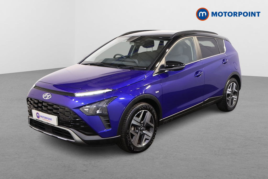 Hyundai Bayon Ultimate Manual Petrol-Electric Hybrid SUV - Stock Number (1556339) - Passenger side front corner
