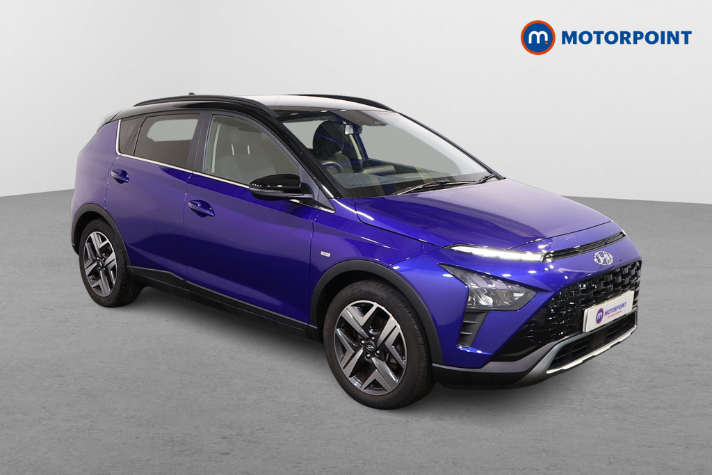 Hyundai Bayon Ultimate Manual Petrol-Electric Hybrid SUV - Stock Number (1556339) - Drivers side front corner