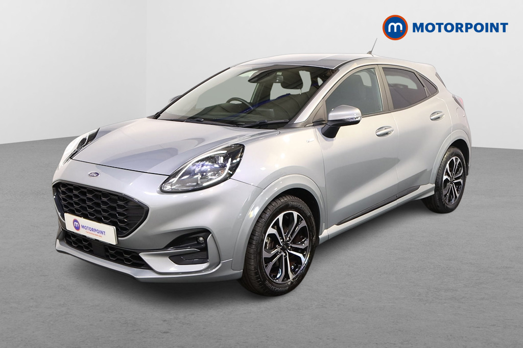 Ford Puma St-Line Manual Petrol-Electric Hybrid SUV - Stock Number (1556410) - Passenger side front corner