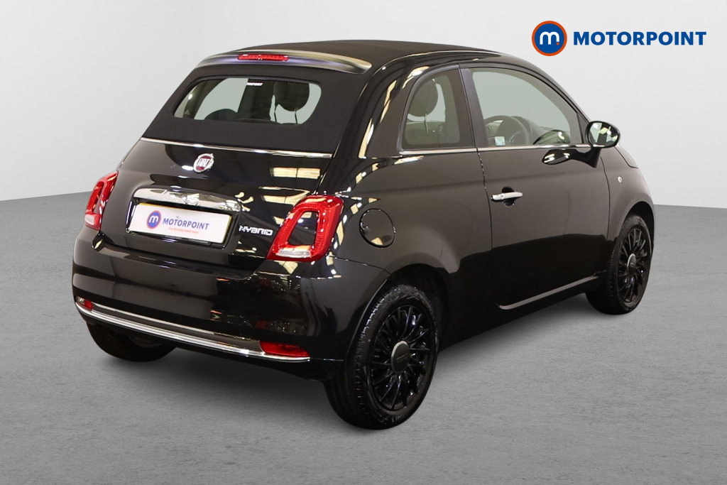 Fiat 500 1.0 Mild Hybrid 2Dr Manual Petrol-Electric Hybrid Convertible - Stock Number (1558321) - Drivers side rear corner