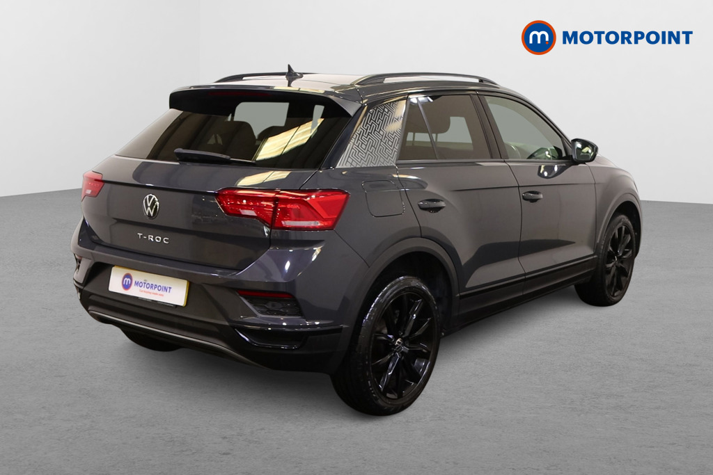 Volkswagen T-Roc Black Edition Automatic Petrol SUV - Stock Number (1558416) - Drivers side rear corner