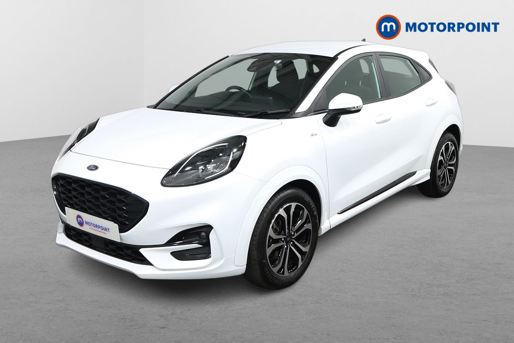 Ford Puma St-Line Manual Petrol-Electric Hybrid SUV - Stock Number (1560352) - Passenger side front corner