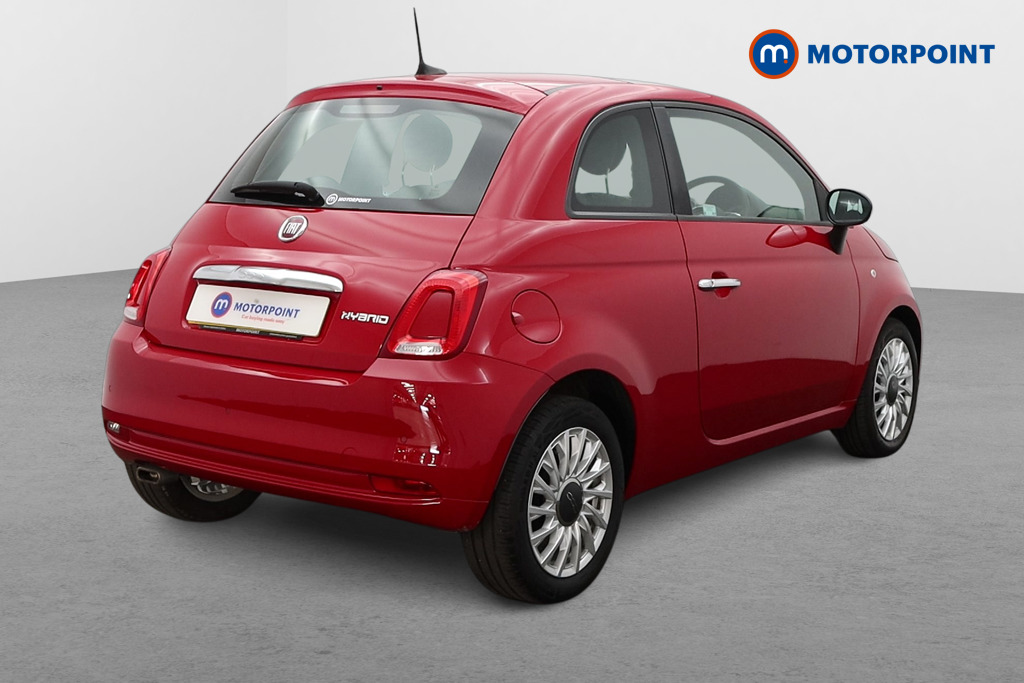 Fiat 500 Lounge Manual Petrol-Electric Hybrid Hatchback - Stock Number (1552914) - Drivers side rear corner