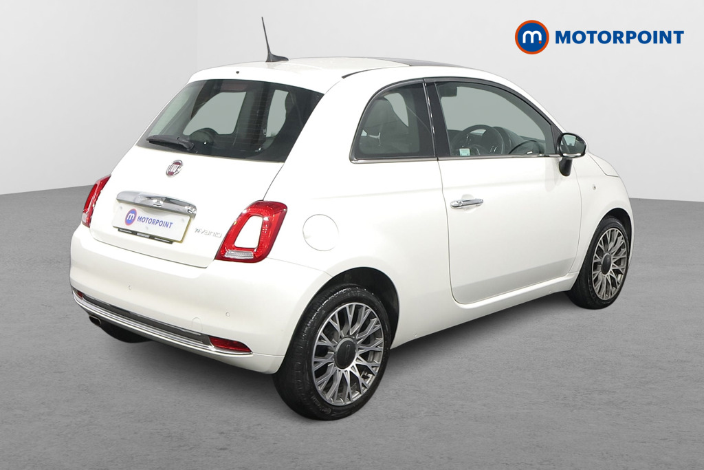 Fiat 500 Star Manual Petrol-Electric Hybrid Hatchback - Stock Number (1559543) - Drivers side rear corner