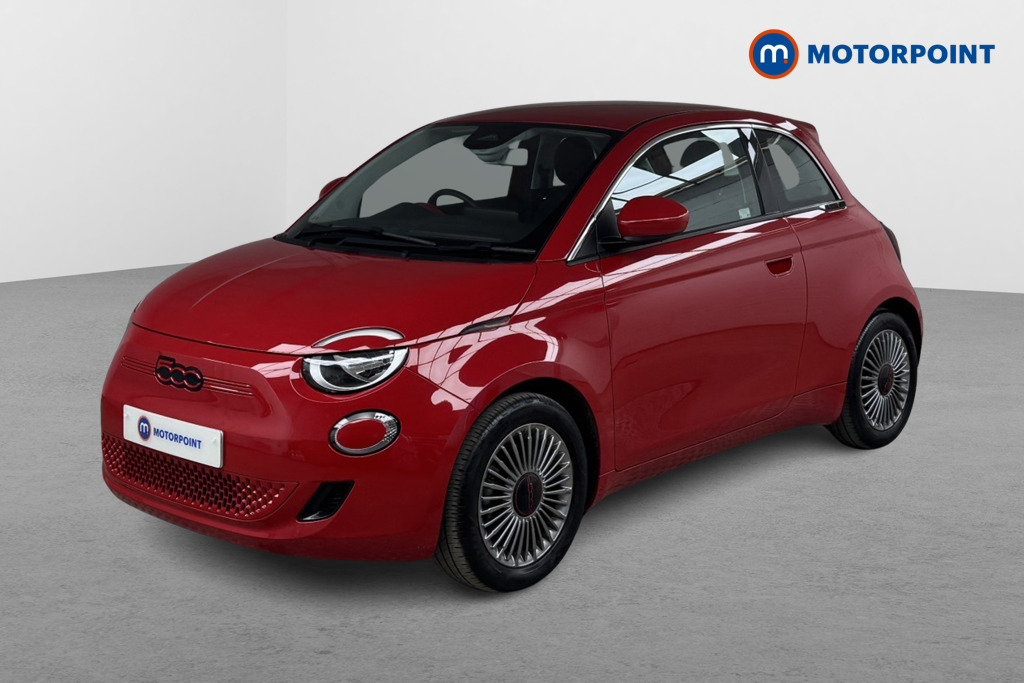Fiat 500 RED Automatic Electric Hatchback - Stock Number (1559862) - Passenger side front corner