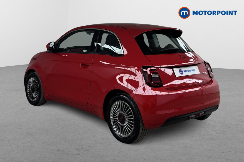 Fiat 500 RED Automatic Electric Hatchback - Stock Number (1559862) - Passenger side rear corner