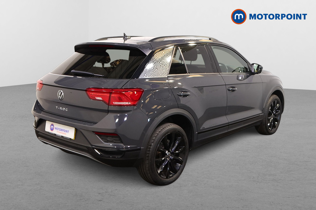 Volkswagen T-Roc Black Edition Manual Petrol SUV - Stock Number (1559937) - Drivers side rear corner