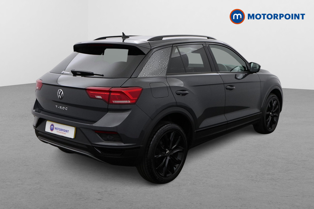 Volkswagen T-Roc Black Edition Automatic Petrol SUV - Stock Number (1559367) - Drivers side rear corner
