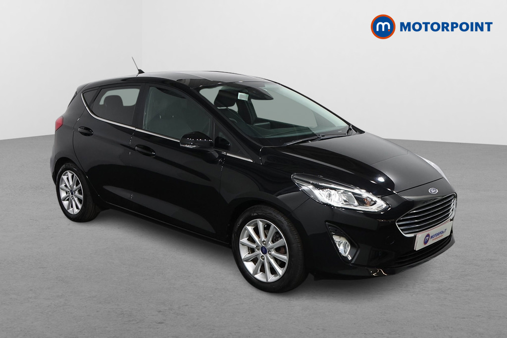 Ford Fiesta Titanium Manual Petrol-Electric Hybrid Hatchback - Stock Number (1560455) - Drivers side front corner