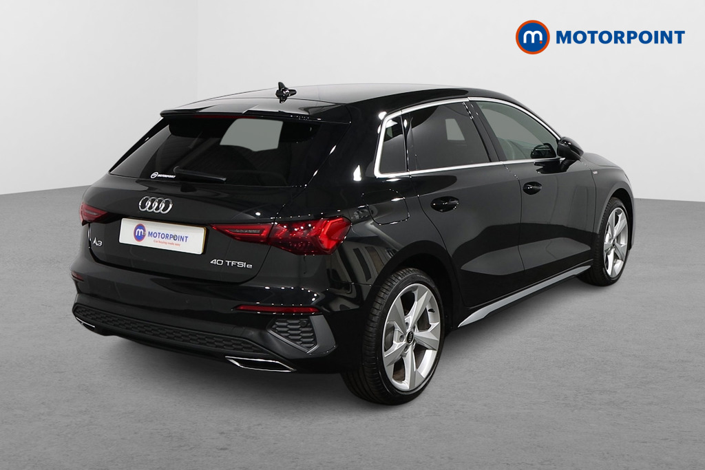 Audi A3 S Line Automatic Petrol Plug-In Hybrid Hatchback - Stock Number (1561055) - Drivers side rear corner