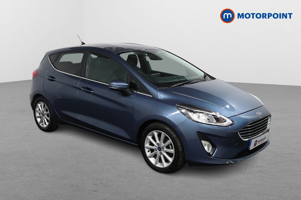 Ford Fiesta Titanium Manual Petrol-Electric Hybrid Hatchback - Stock Number (1561275) - Drivers side front corner