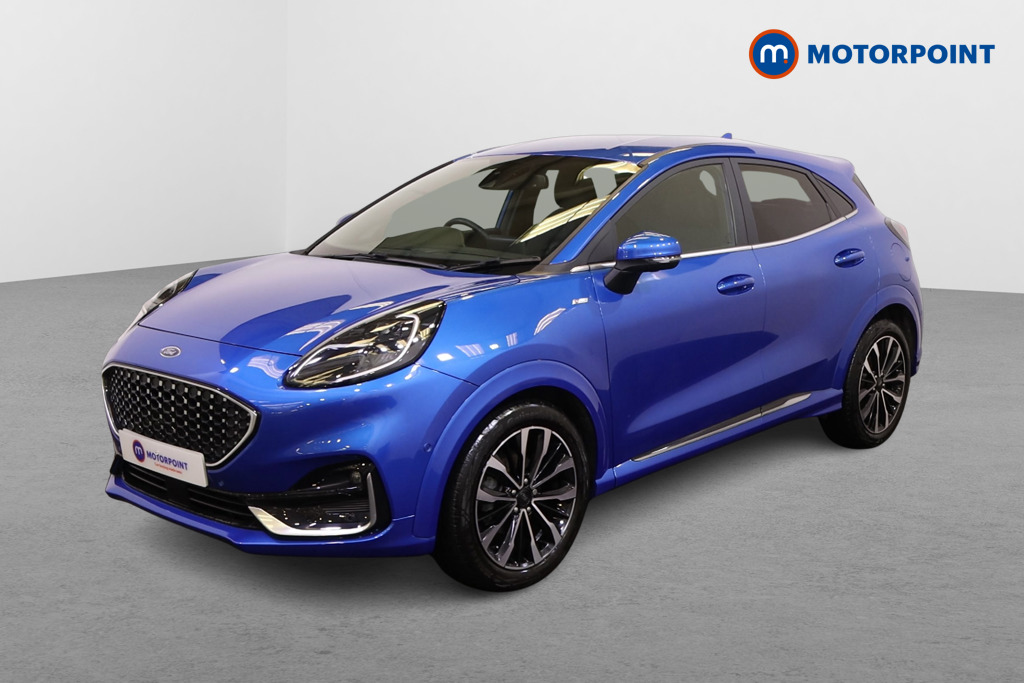 Ford Puma St-Line Vignale Manual Petrol-Electric Hybrid SUV - Stock Number (1525541) - Passenger side front corner