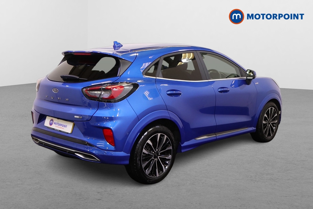 Ford Puma St-Line Vignale Manual Petrol-Electric Hybrid SUV - Stock Number (1525541) - Drivers side rear corner