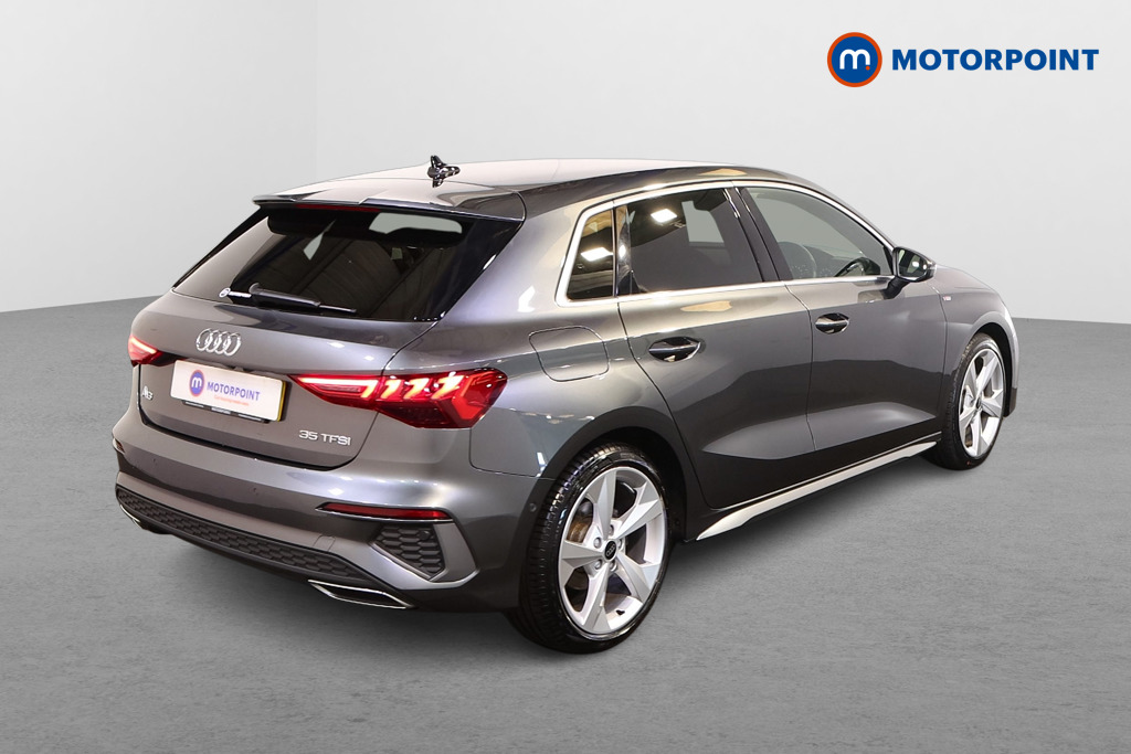 Audi A3 S Line Manual Petrol Hatchback - Stock Number (1557948) - Drivers side rear corner