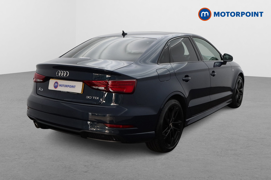 Audi A3 Black Edition Automatic Diesel Saloon - Stock Number (1558772) - Drivers side rear corner