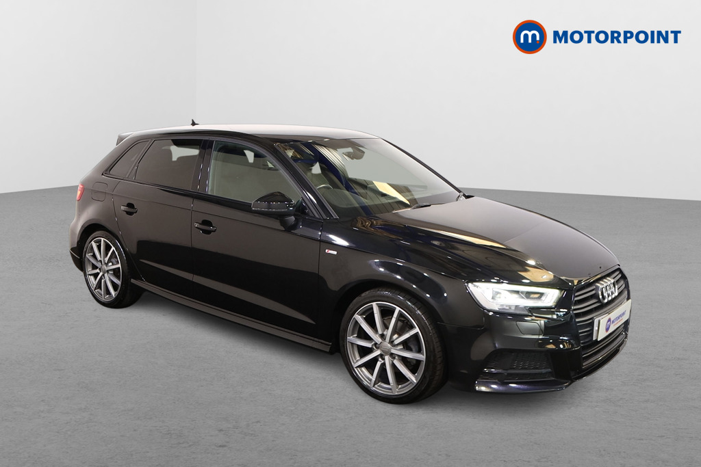 Audi A3 Black Edition Manual Petrol Hatchback - Stock Number (1560379) - Drivers side front corner