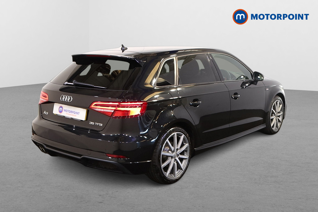 Audi A3 Black Edition Manual Petrol Hatchback - Stock Number (1560379) - Drivers side rear corner