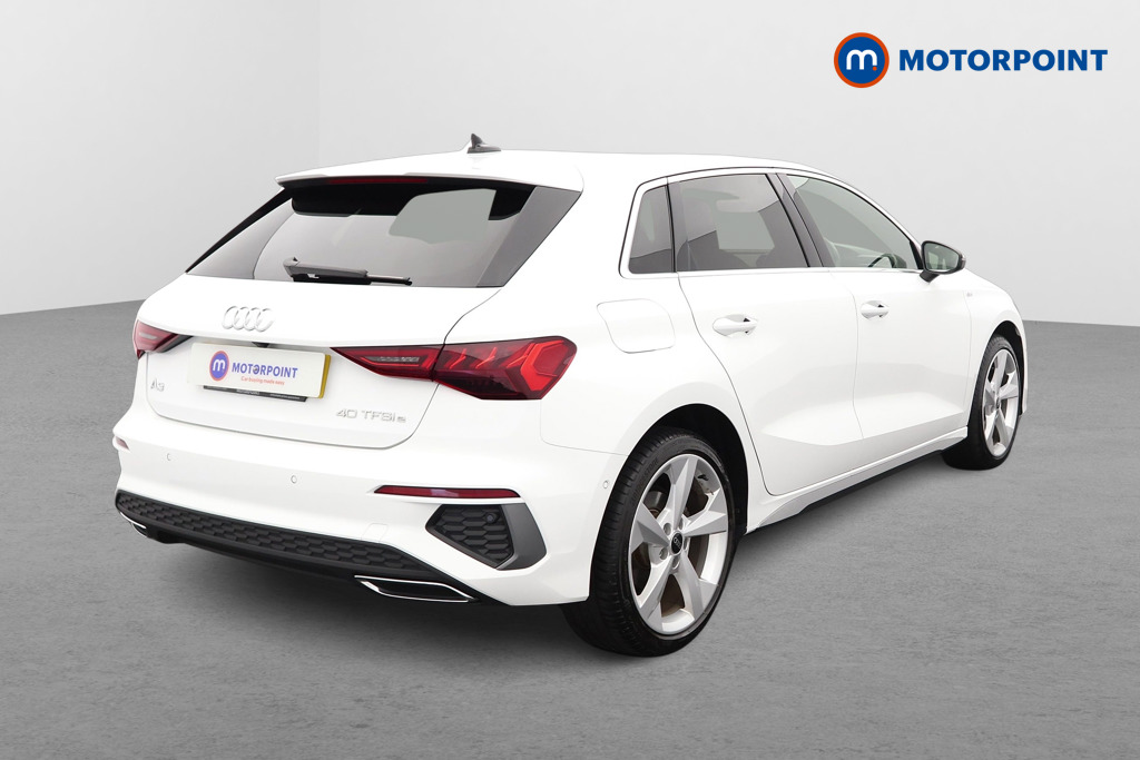 Audi A3 S Line Automatic Petrol Plug-In Hybrid Hatchback - Stock Number (1561394) - Drivers side rear corner