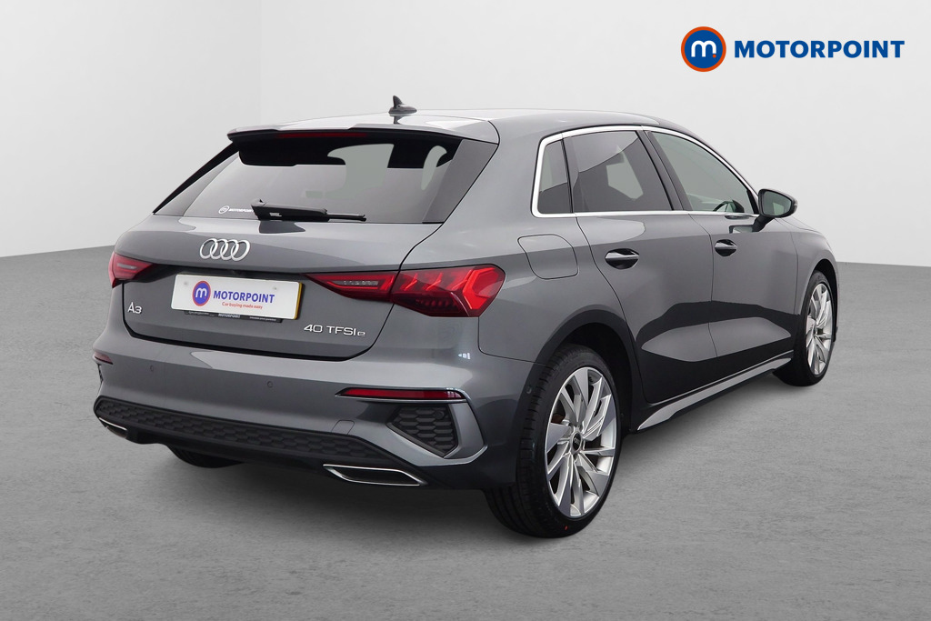 Audi A3 S Line Automatic Petrol Plug-In Hybrid Hatchback - Stock Number (1554859) - Drivers side rear corner