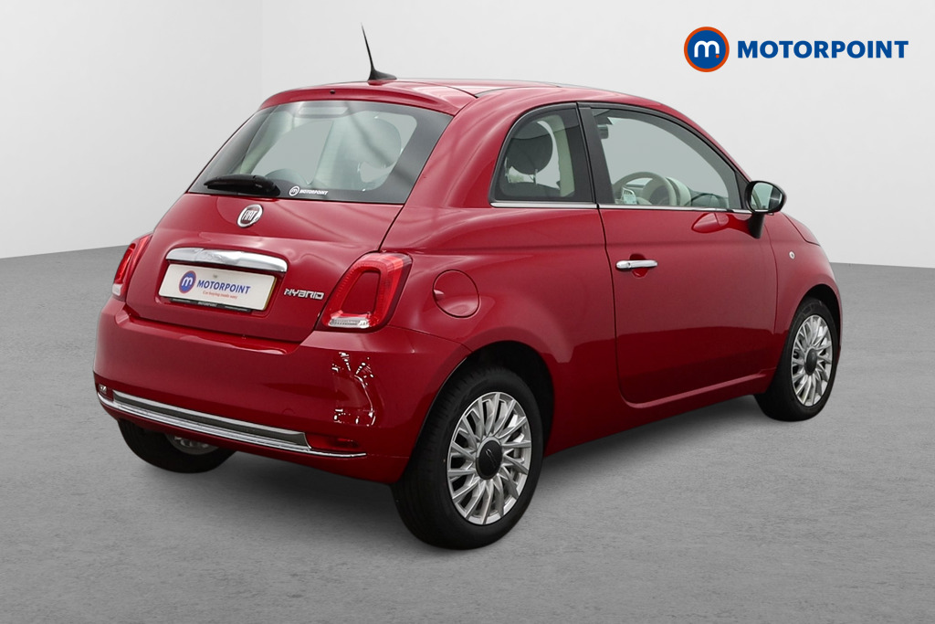 Fiat 500 1.0 Mild Hybrid 3Dr Manual Petrol-Electric Hybrid Hatchback - Stock Number (1556058) - Drivers side rear corner