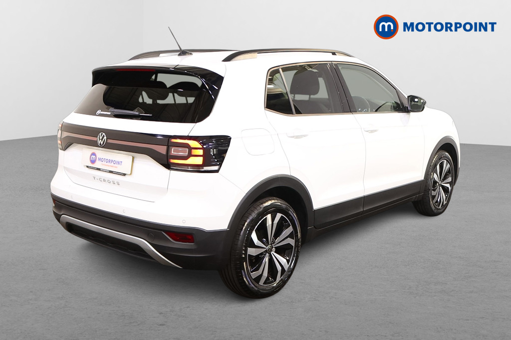 Volkswagen T-Cross Black Edition Manual Petrol SUV - Stock Number (1558148) - Drivers side rear corner