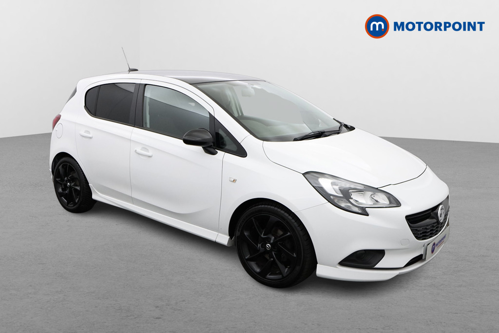 Vauxhall Corsa Sri Vx-Line Nav Black Manual Petrol Hatchback - Stock Number (1560670) - Drivers side front corner