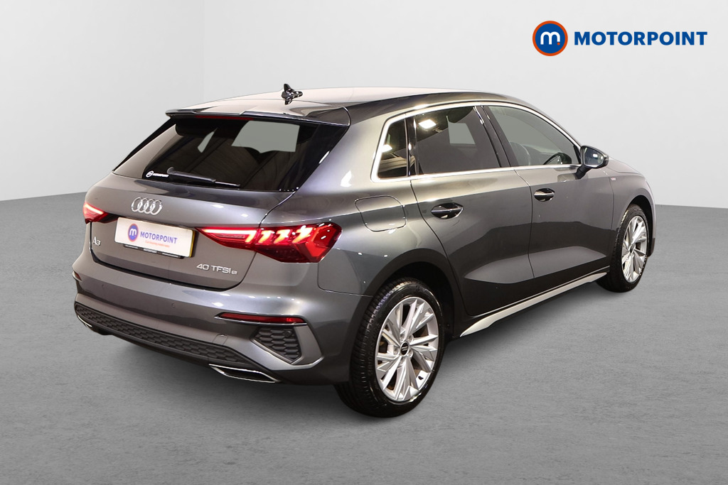 Audi A3 S Line Automatic Petrol Plug-In Hybrid Hatchback - Stock Number (1557541) - Drivers side rear corner