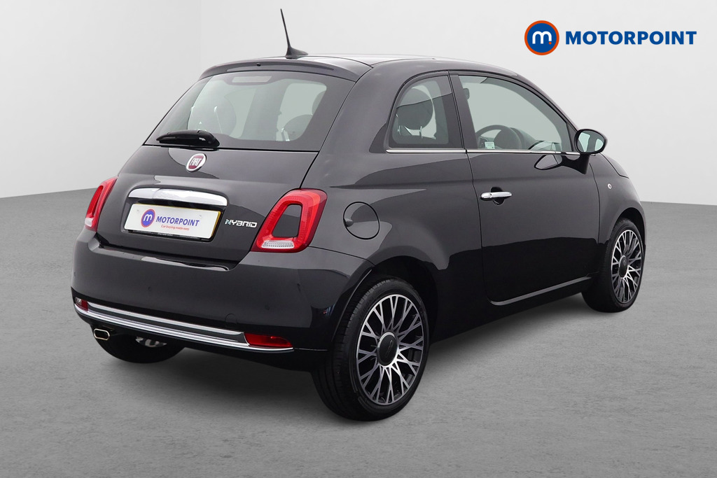 Fiat 500 TOP Manual Petrol-Electric Hybrid Hatchback - Stock Number (1562453) - Drivers side rear corner