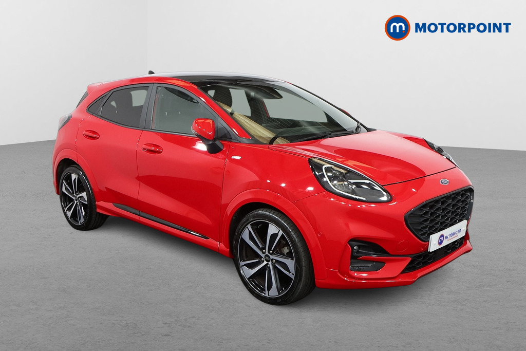 Ford Puma St-Line X Manual Petrol-Electric Hybrid SUV - Stock Number (1555915) - Drivers side front corner