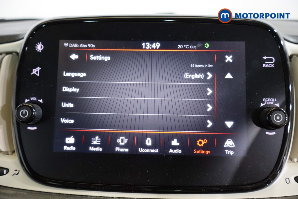 Fiat 500 Lounge Manual Petrol-Electric Hybrid Hatchback - Stock Number (1557589) - 7th supplementary image