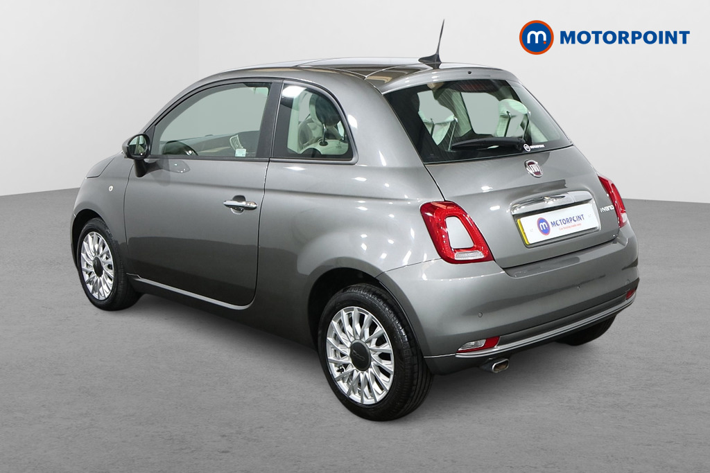 Fiat 500 Lounge Manual Petrol-Electric Hybrid Hatchback - Stock Number (1557589) - Passenger side rear corner