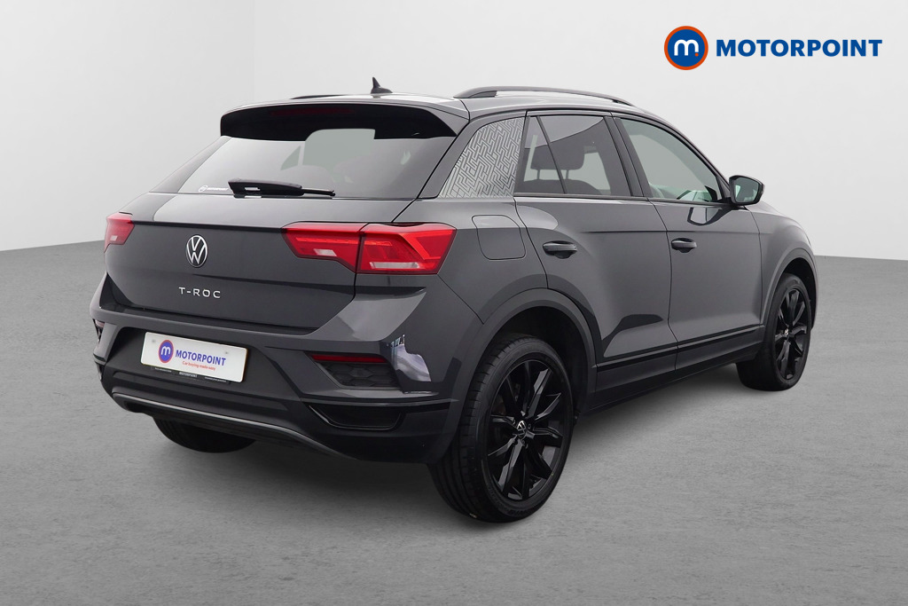 Volkswagen T-Roc Black Edition Manual Petrol SUV - Stock Number (1558731) - Drivers side rear corner