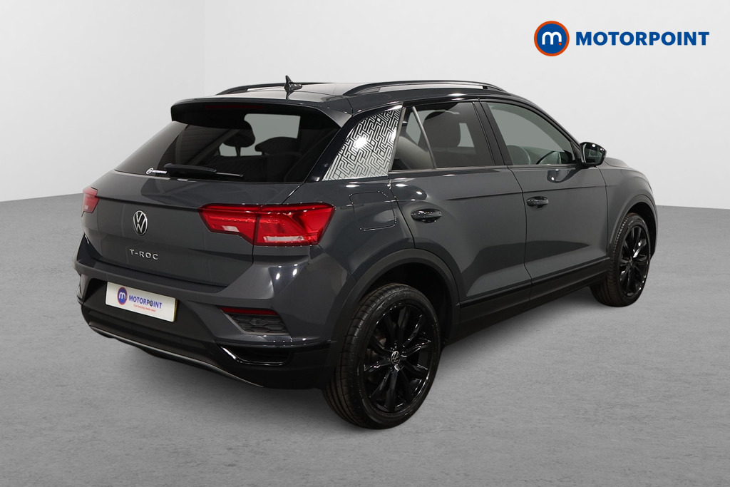 Volkswagen T-Roc Black Edition Automatic Petrol SUV - Stock Number (1562120) - Drivers side rear corner