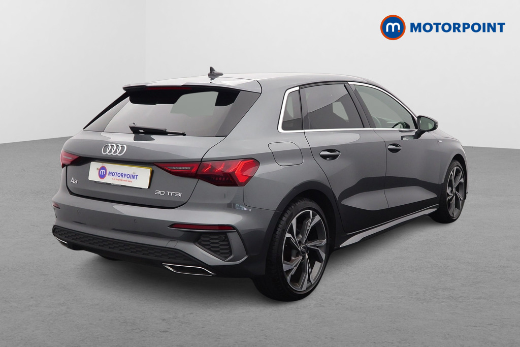 Audi A3 S Line Manual Petrol Hatchback - Stock Number (1552324) - Drivers side rear corner