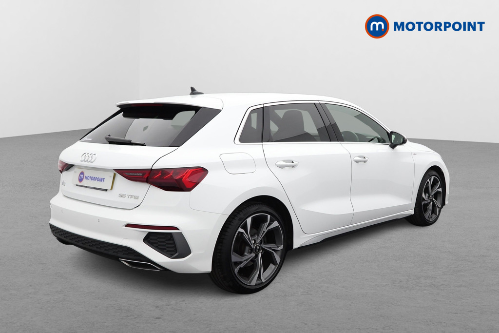 Audi A3 S Line Manual Petrol Hatchback - Stock Number (1556235) - Drivers side rear corner