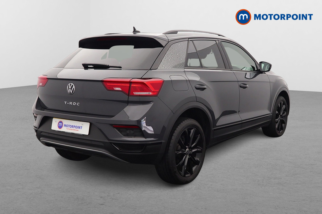 Volkswagen T-Roc Black Edition Automatic Petrol SUV - Stock Number (1563447) - Drivers side rear corner