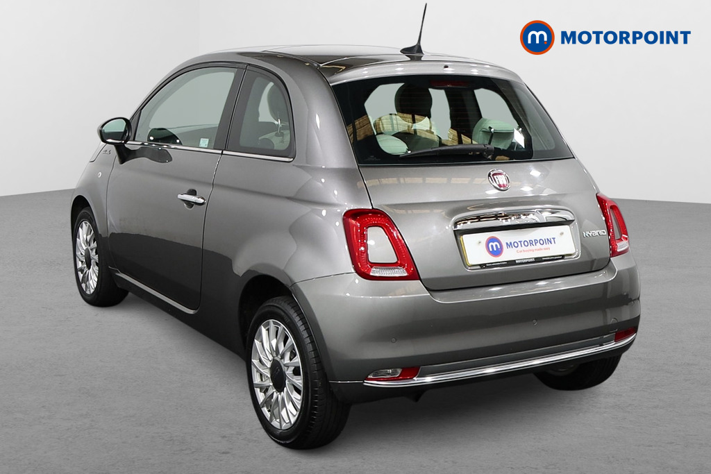 Fiat 500 Dolcevita Manual Petrol-Electric Hybrid Hatchback - Stock Number (1556886) - Passenger side rear corner