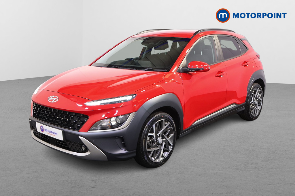 Hyundai Kona Premium Automatic Petrol-Electric Hybrid SUV - Stock Number (1558152) - Passenger side front corner
